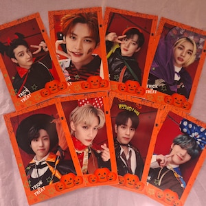 Polcos di Halloween Stray Kids / Polaroid decorate / Regali e gadget Kpop