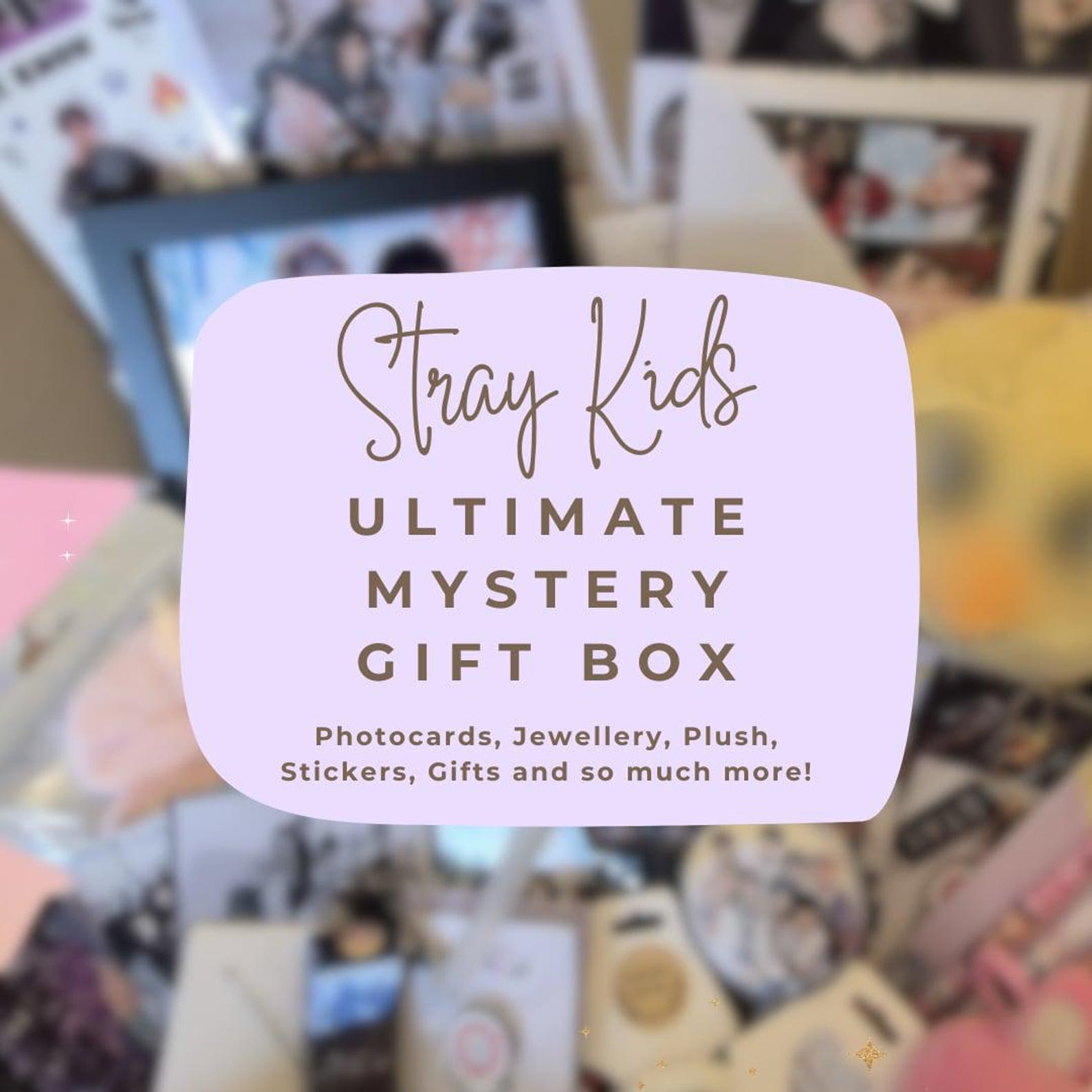 Stray Kids ULTIMATE Mystery Gift Box With Wrapped Gifts and Merchandise ...