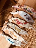 Personalized Pacifier Clip with Embroidered Name - Double Gauze Cotton - Baby Gift for Girl or Boy - Baby Accessory - Pacifier Clip product logo