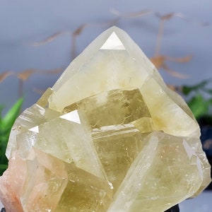 Apophyllite Lemon Green Blocky Apophyllite Crystal 10.83oz