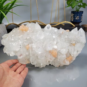 XL Apophyllite Bi-Pyramidal Crystals Collector Specimen 7.21LBS