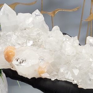 Apophyllite Bi-Pyramidal Crystals Cluster 1.85LBS