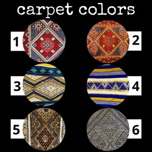 Carpet Bag Handles style for women, kilim leather handbag, carpet shoulder bag kilim travel handbag, rug design tote bag, gift for her image 8