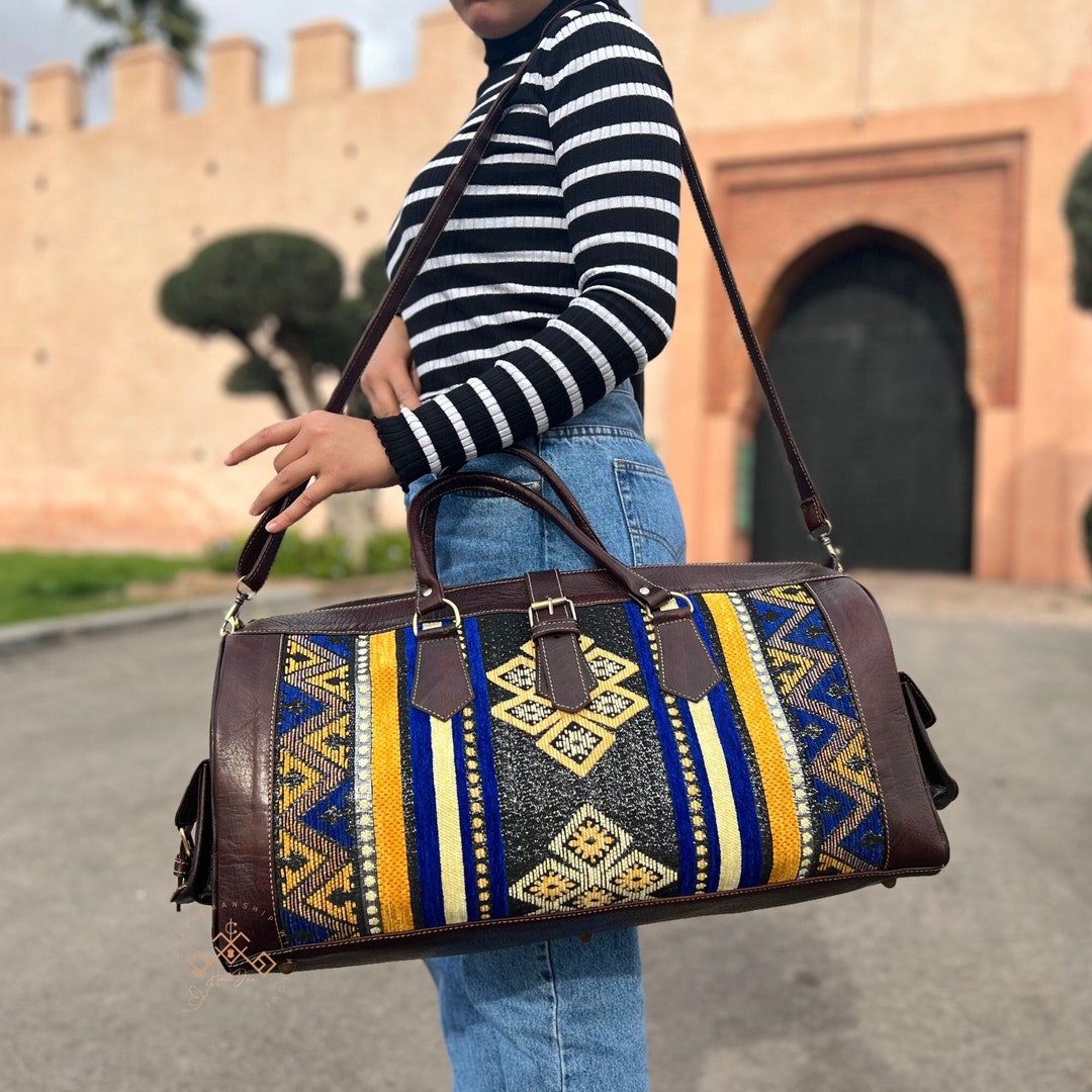 Kilim Travel Bag, Carpet Bag, Weekender Bag for Woman, Weekend Bag