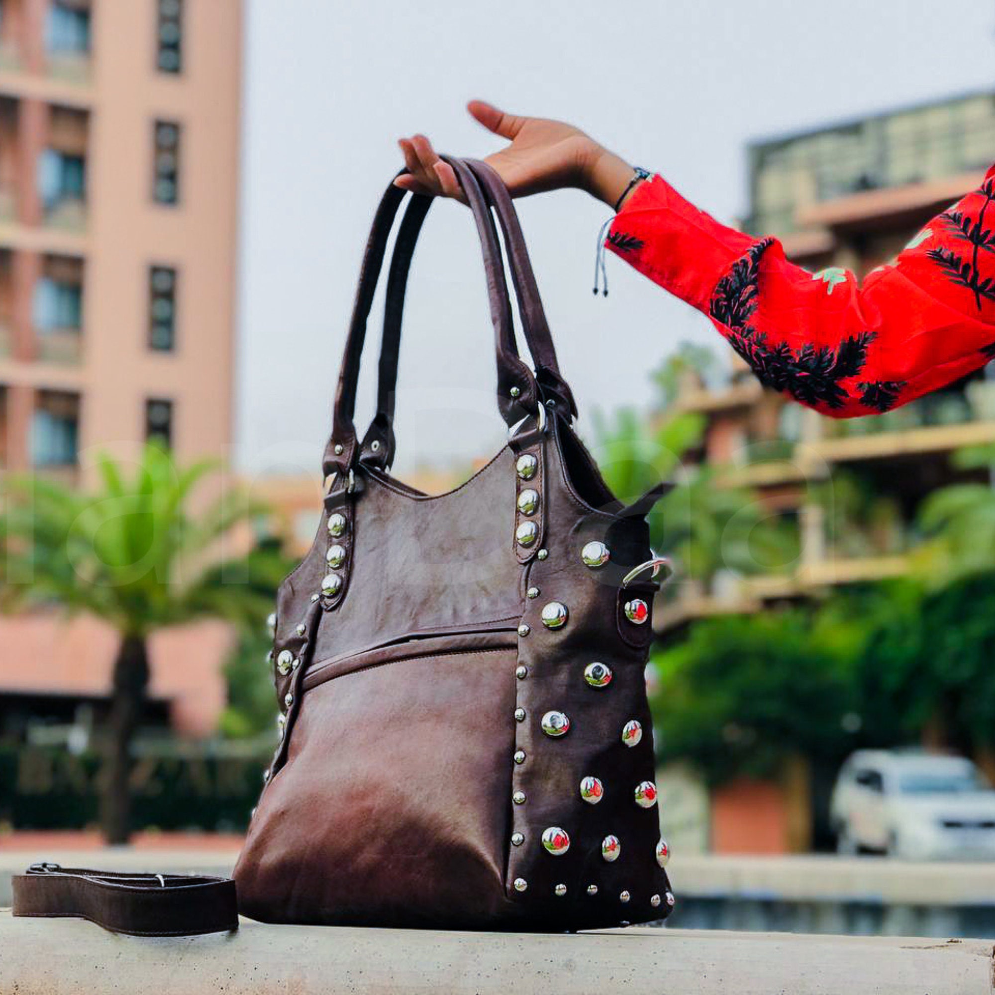 Polka Dot Studded Leather Tote Bag, Studded Leather Handbag, Luxurious Tote Bag, Vintage Fanny Studded Bag, Polka Dot Leather Shoulder Bag. - Etsy Polka Dot Studded Leather Tote Bag, Studded Leather Handbag, Luxurious Tote Bag, Vintage Fanny Studded Bag, Polka Dot Leather Shoulder Bag. - Etsy