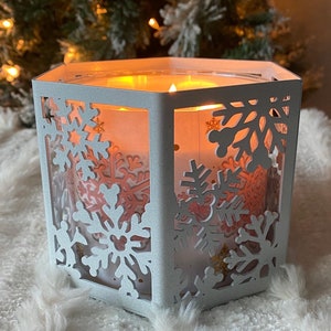 Snowflake Mouse Candle Holder