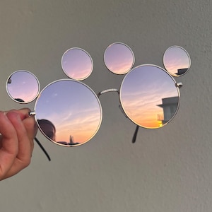 Mickey Sunglasses - Pink Mirror - Etsy