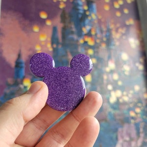 Disney Phone Grips - Purple Potion Mouse Head