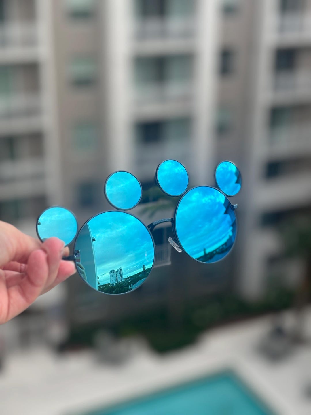 Mickey Sunglasses - Blue Mirror - Etsy