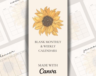 Printable Monthly Calendars | Printable Weekly Calendars | Blank Calendars