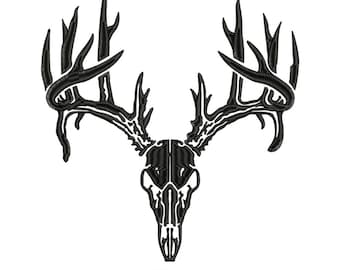 Deer Horn Machine embrodiery design / Deer / Wild animal / Horn /Deer face / Eight sizes