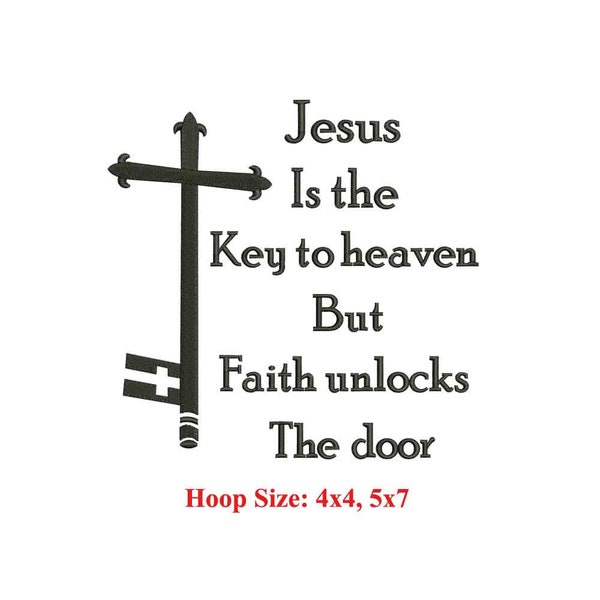 Jesus is the Key to Heaven Svg - Etsy