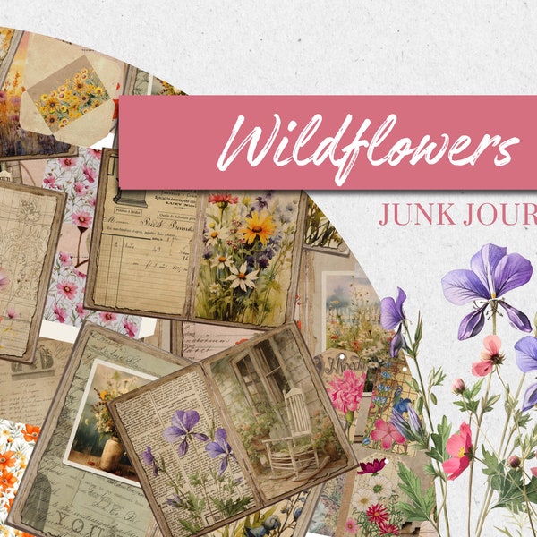 Junk Journal, Wildflowers