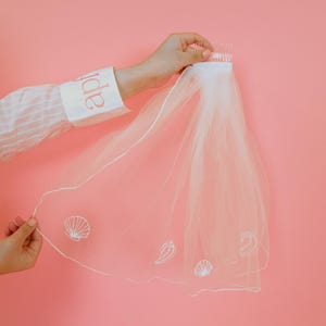 Last Toast on the Coast Bachelorette Veil