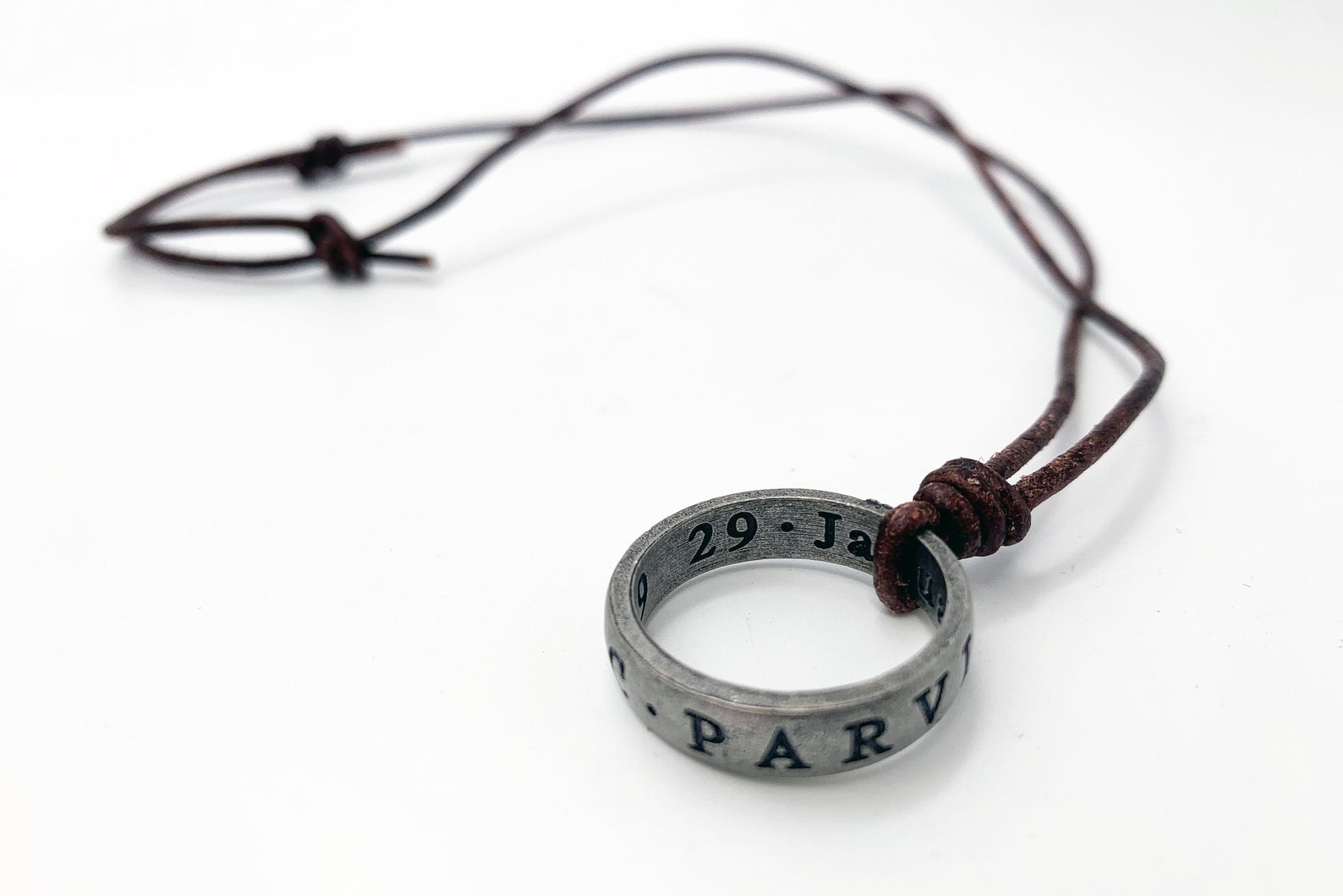 Uncharted Sir Francis Drake Ring Pendant Necklace Real Leather | Etsy