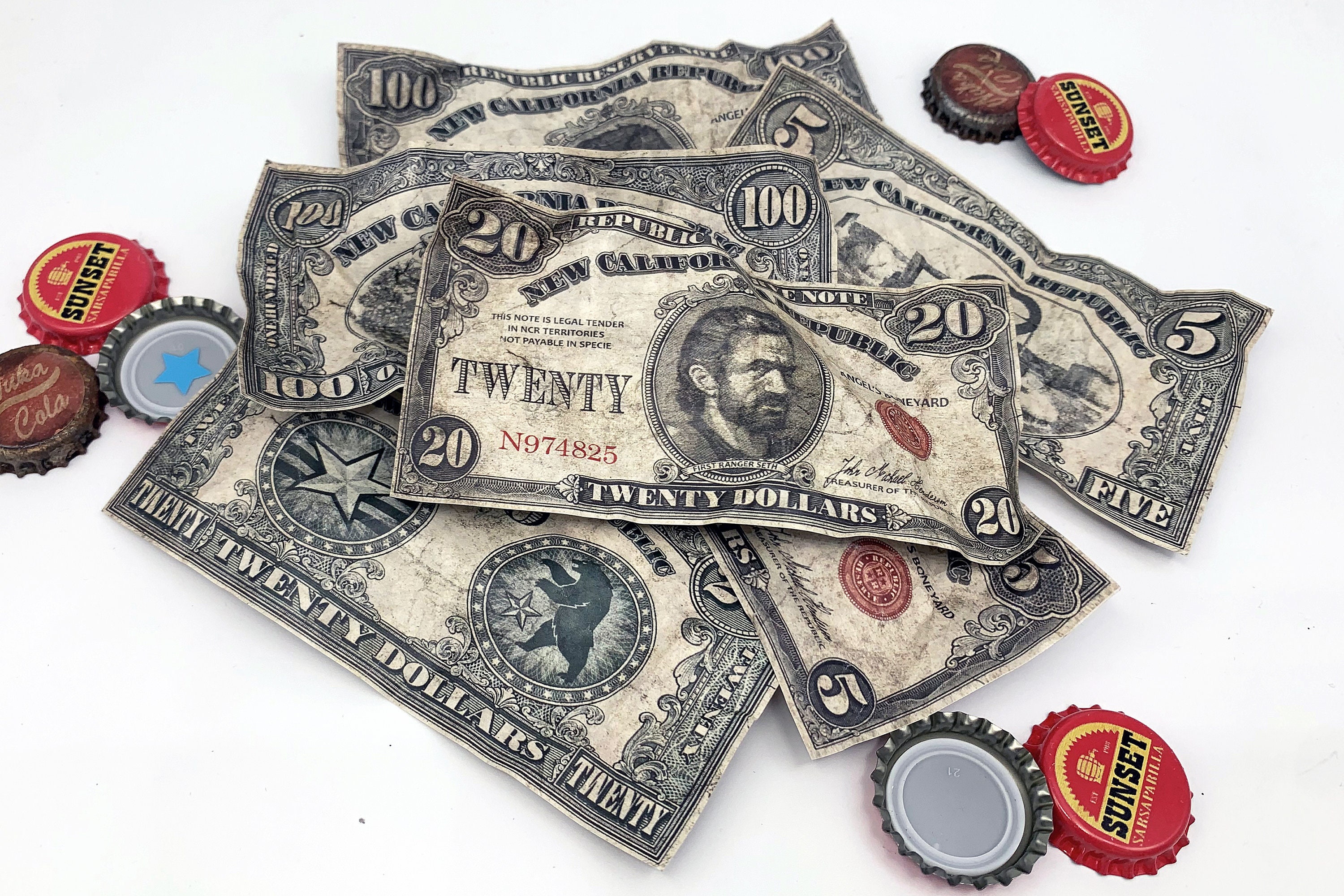 New California Republic NCR Dollars Parchment Paper Money Etsy