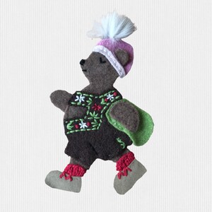 Bear application| Patch decoration | Cute kids application | Embroidered patch