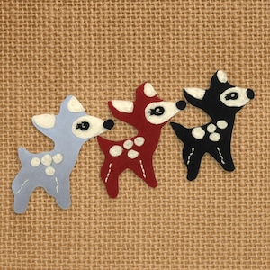 Aplique de veado Bambi feito à mão: Remendo para roupas infantis