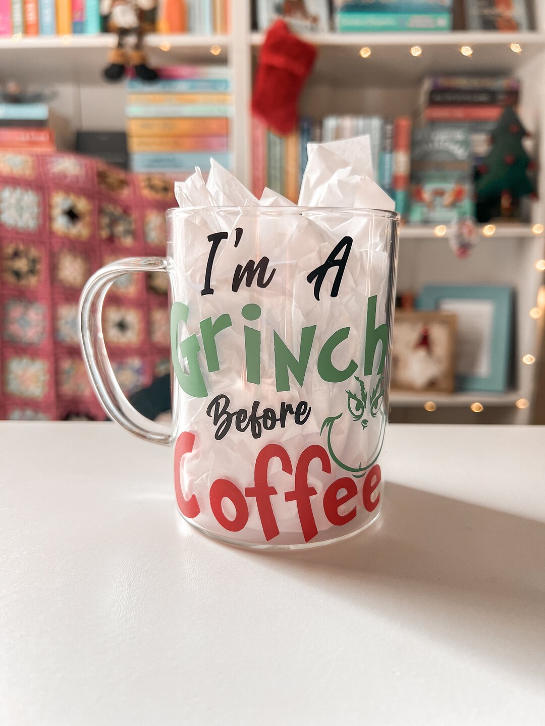 Im A Grinch Coffee Mug Grinch Coffee Mug Christmas Coffee - Etsy