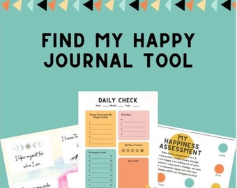 Self Care Journal, Find Your Happiness