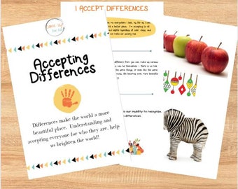 1st-6th Grade Accepting Differences Lesson