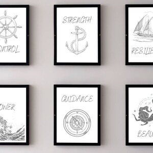 Nautical- Mermaid Inspirational Wall Art