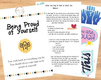 1st-6th Grade Being Proud of Yourself Lesson