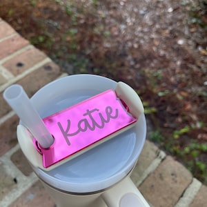 30/4oz tumbler topper, name plate for Stanley, personalized tumbler topper, gift for teacher, gift for nurse, tumbler topper