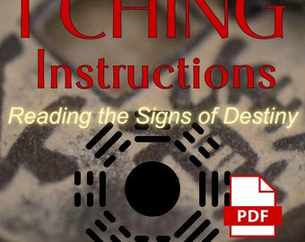I Ching Instructions: Hexagram Casting Step-by-Step Guide with Coins (Digital Download)