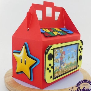 3D Super Mario Bros Favor Box: Customizable Treat Box