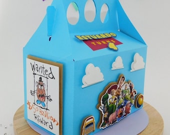 Caja de regalos de Toy Story 3D: Bolsas de golosinas personalizables