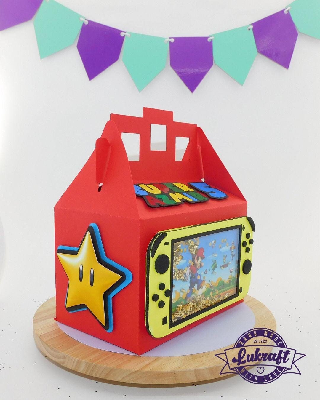 3D Video Game Favor Box: Customizable Treat Box - Etsy