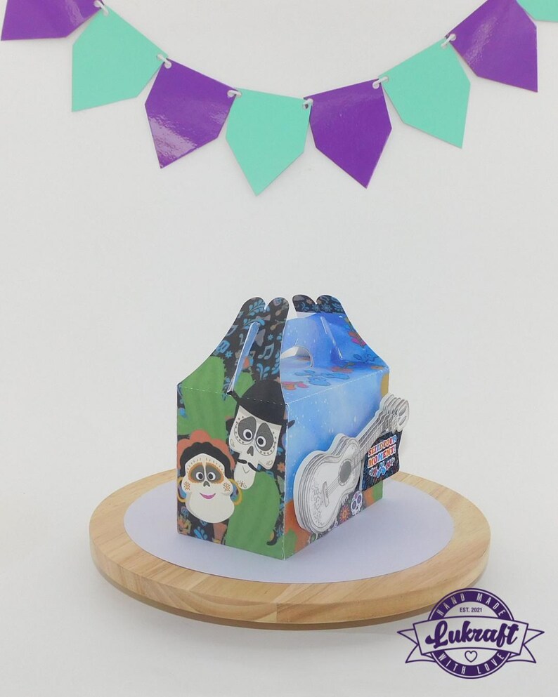 3D Coco Mini Party Favor Box – Día De Los Muertos Birthday Goodie Boxes ...