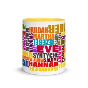 Black Women Of The Bible Mug with Color Inside