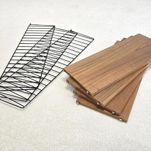NISSE STRINNING STRING Regal teak holz schwarz tief wandregal vintage 60s nils kasja