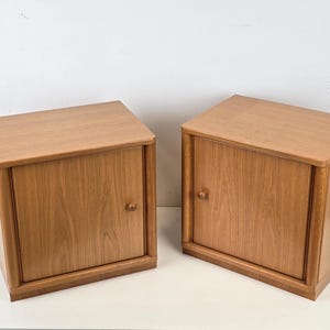 VINTAGE NACHTTISCH tisch schlafzimmer kommode eiche holz bett kasten