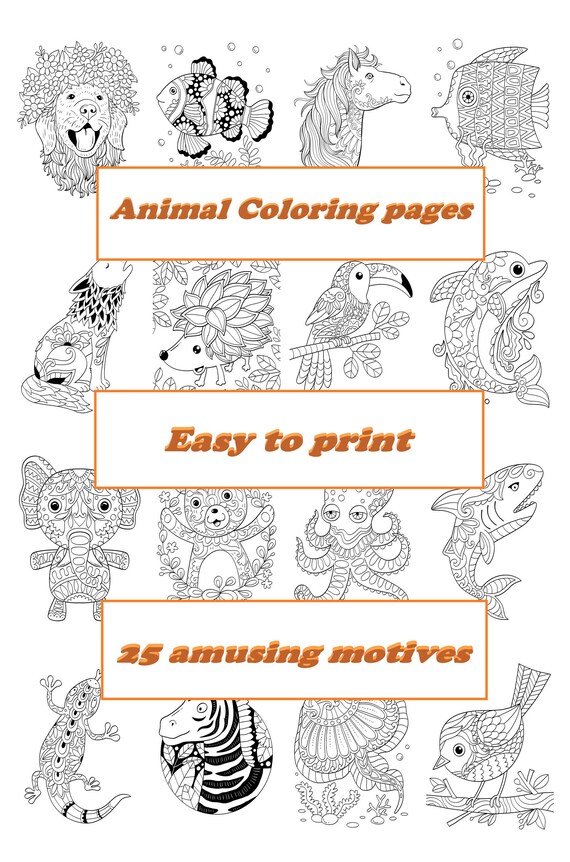 coloring book for boys 4-8: A Coloring Pages with Funny design and Adorable  Animals for Kids, Children, Boys, Girls (Paperback)