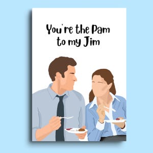 The Office Valentine's Card | Jim and Pam Anniversary Card