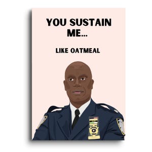 Brooklyn 99-kaart | Grappige valentijnskaart | Kapitein Raymond Holt