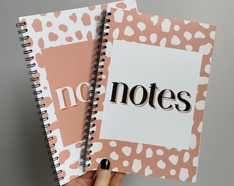 A5 Notebook, Notepad with Lined Paper