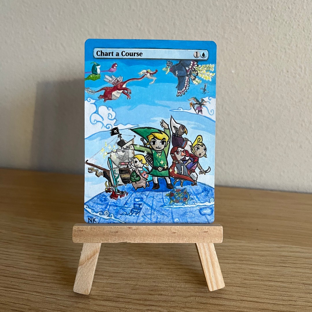 Chart a Course Wind Waker Magic the Gathering Hand Painted Etsy