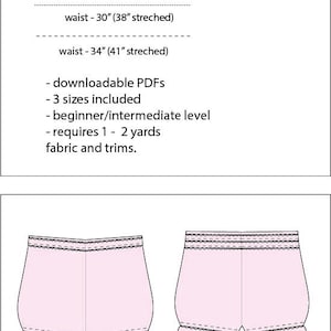 bloomers sewing pattern pdf image 3