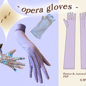 opera gloves sewing pattern pdf