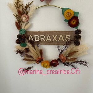 Personalized dried flower crowns