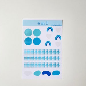 Planner Sticker Sheet, Aesthetic Stickers for Bullet Journaling, Scrapbooking Stickers, Cute Stickers