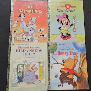 Little Golden Books Lot of 4