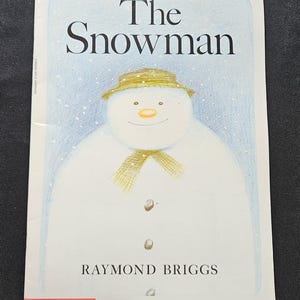 The Snowman Picture Book by Raymond Briggs Vintage 1996