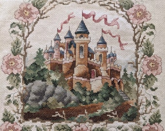 Castillo en punto de cruz