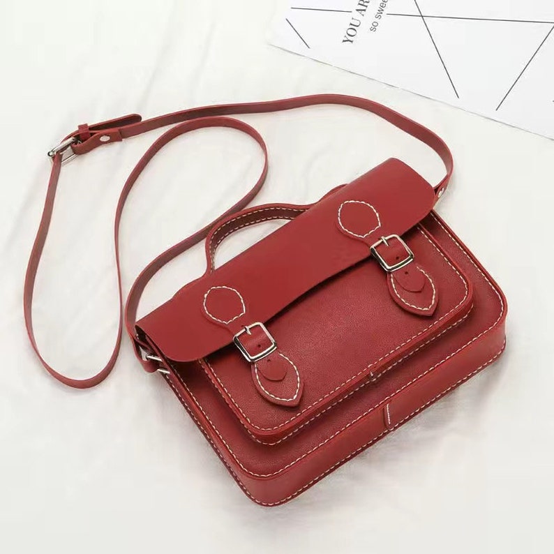 DIY handbag kit craft kit Red