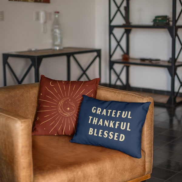 Grateful Pillow Etsy